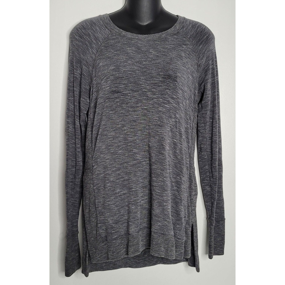 ATHLETA Womens‎ XS Coaster Luxe Sweatshirt Gray Long Sleeves Soft Pullover Top